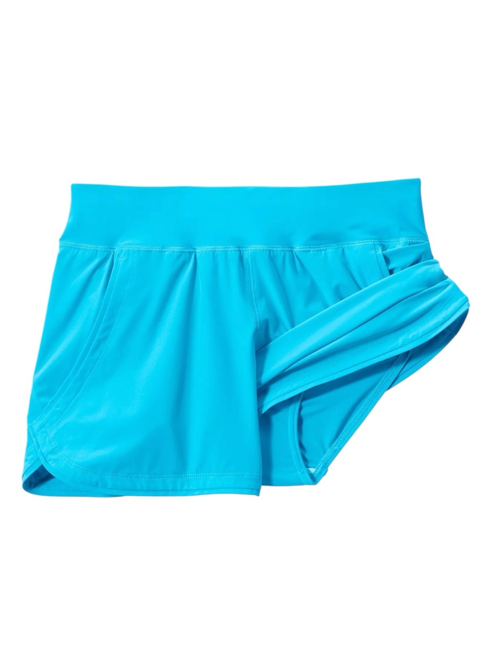 Lands' End Quick Dry Elastic Waist Board Shorts Swim Cover-up Shorts with Panty - Picture 4 of 16